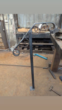 Load image into Gallery viewer, Wrought Iron Standalone handrail with s scrolls 600mm/1000mm wide 1/20 gradient