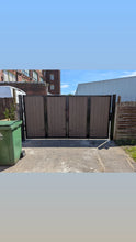 Load image into Gallery viewer, BRAND NEW bi folding gate with composite straight top