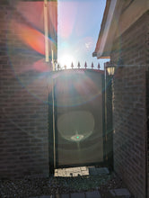 Load image into Gallery viewer, BRAND NEW Tall single Iron and Composite Gate curved top