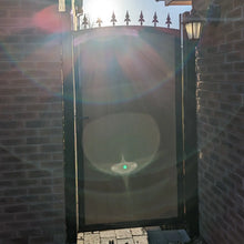 Load image into Gallery viewer, BRAND NEW Tall single Iron and Composite Gate curved top