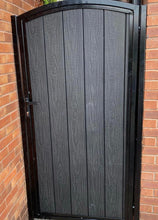 Load image into Gallery viewer, BRAND NEW Tall single Iron and Composite Gate curved top