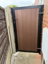 Load image into Gallery viewer, BRAND NEW Tall single Iron and composite Gate straight top
