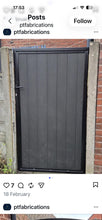 Load image into Gallery viewer, BRAND NEW Tall single Iron and composite Gate straight top
