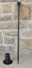 Load image into Gallery viewer, Wrought Iron hand crafted Fire Poker and holder heavy duty - free U.K. delivery
