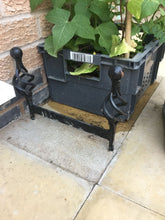 Load image into Gallery viewer, wrought iron boot scraper cement in or push in to grass  - free U.K. delivery
