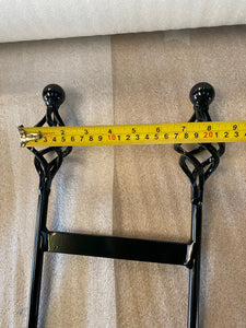 wrought iron boot scraper cement in or push in to grass  - free U.K. delivery